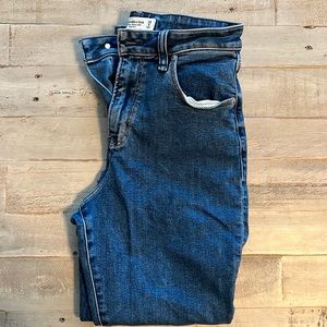 Abercrombie Curve Love super skinny ankle high rise